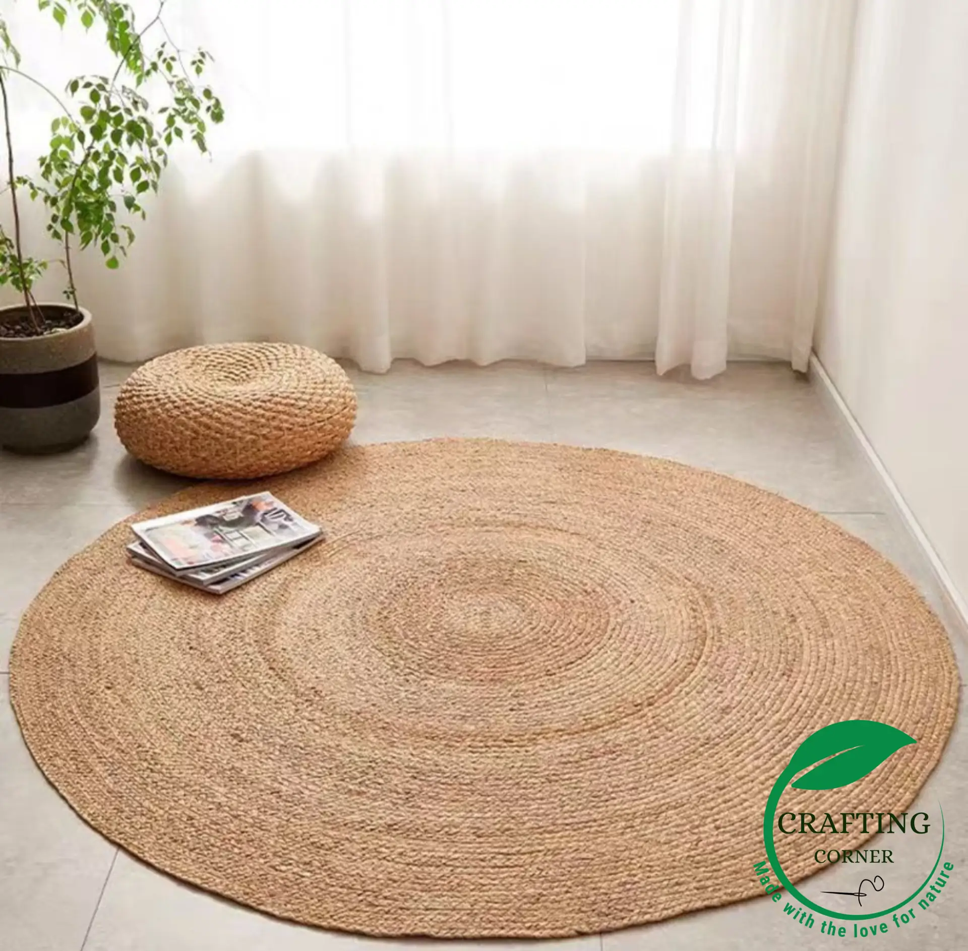 5 Eco-Friendly Reversible Area Rug for Boho & Modern Home Decor - Image 1