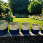 Eco-Friendly Cylinder Indoor Pot Covers (12", 10", 8", 6", 5") – Black & Natural Cream