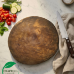 Sustainable Mango Wood Round Cutting Board