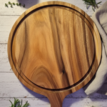 12-Inch Mango Wood Pizza Peel & Serving Tray