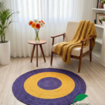 Dual-Tone Braided Jute Area Rug