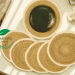 Eco-Friendly 12-Inch Heat-Resistant Jute & Seagrass Table Mats – Set of 6