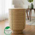Rattan Round Laundry Basket
