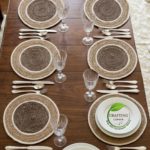 Natural Tri-Tone Seagrass & Jute Dining Placemats (6-Piece Set)