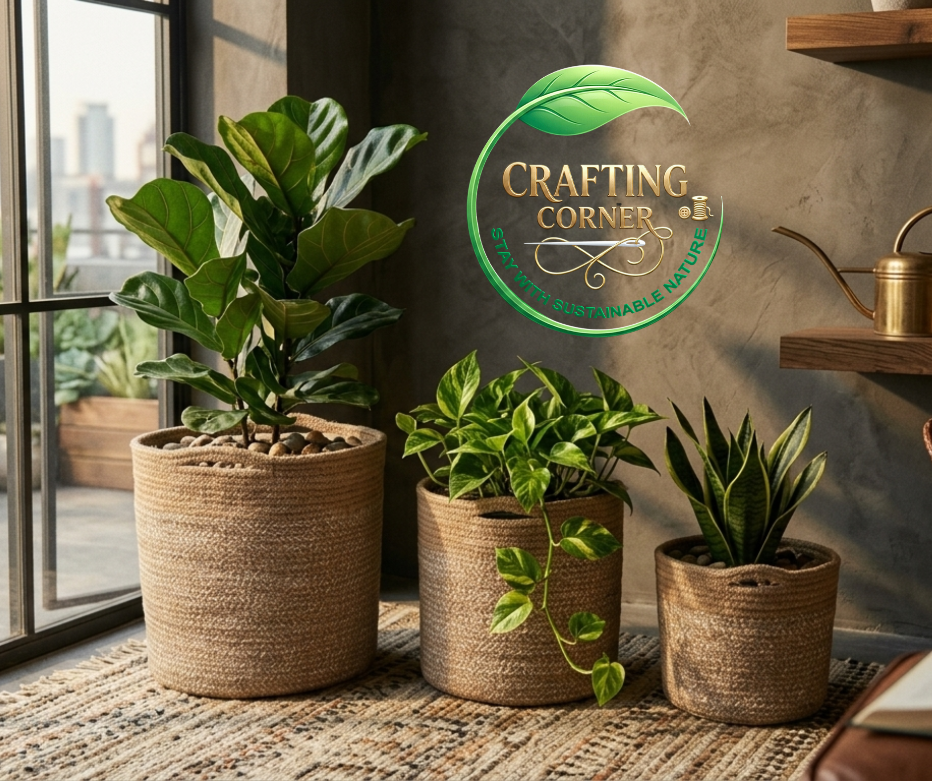 Untitled design - 2026-07-01T153554.461 Rustic Indoor Planters by Crafting Corner - Image 1