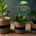 Bring Nature Indoors: Handcrafted 3-Piece Woven Jute Planter Basket Set