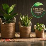 Premium crafted Jute Planter Basket Set (3 Pcs)