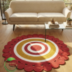 Sustainable Jute Scallop Round Rug | 3ft, 4ft & 5ft Available